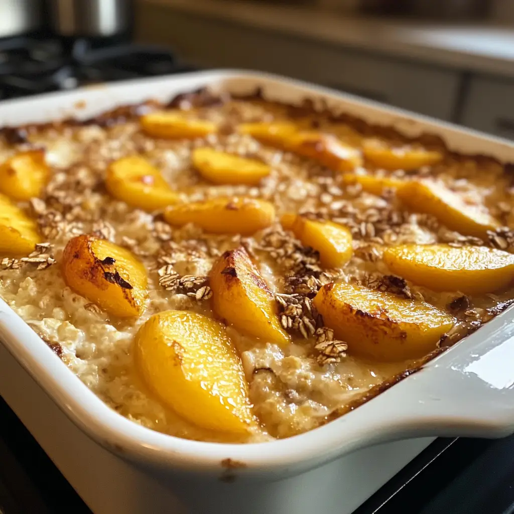 Baked Peach Cottage Cheese Oatmeal Cups: Easy, Healthy, Family Favorite